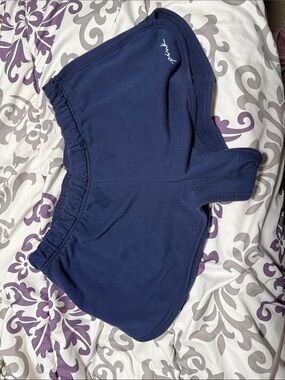 PINK Victoria's Secret Navy Blue Fleece Lounge Shorts